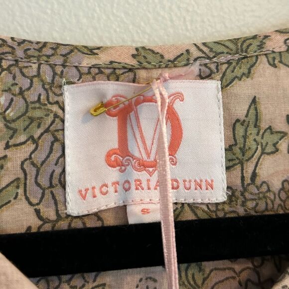 Victoria Dunn Ophelia Blouse Floral Peasant Style Top NWT - Picture 6 of 7